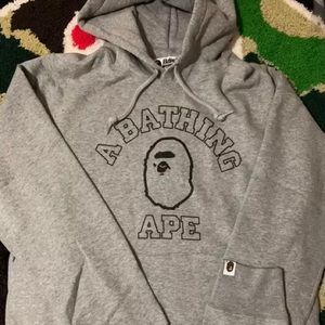 Bape Hoodie Grey. New Year 2021 Edition (Large)